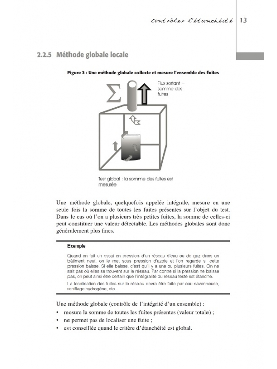 Le contrôle d’étanchéité (PDF)