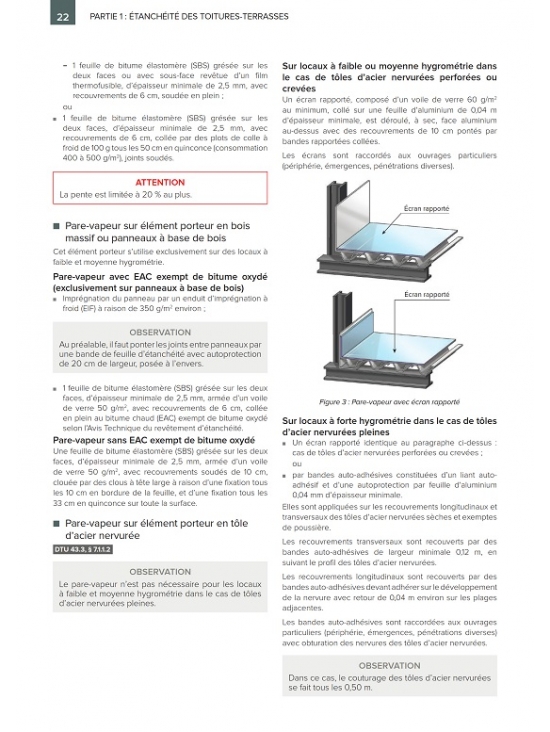 Toitures-terrasses-Prescriptions techniques et recommandations pratiques 2eme édition 2020 (PDF)