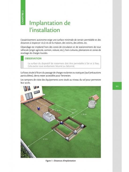 Installation d'assainissement autonome-Conception, mise en oeuvre et entretien pour maison individuelle - En application de la norme NF DTU 64.1 - 2eme édition 2015 (PDF)
