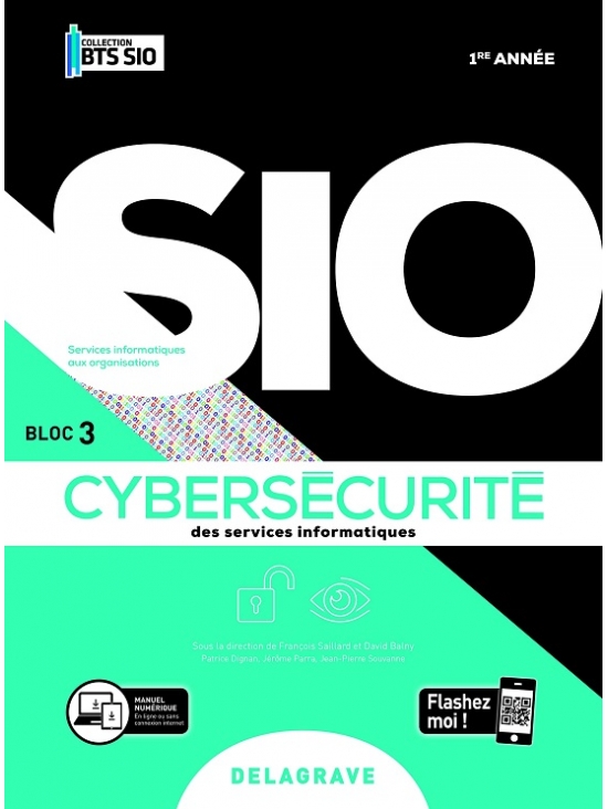 Cybersécurité des services informatiques 1re année BTS Services Informatiques aux Organisations (SIO), édition 2020 (PDF)