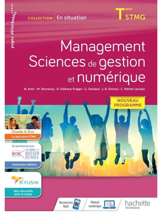 En situation Management, Sciences de gestion et numérique - cahier de l'élève, édition 2020 (PDF)