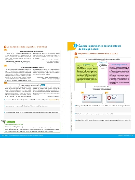 Ressources Humaines et communication - Terminale STMG - En Situation - Cahier de l'élève, édition 2021 (PDF)