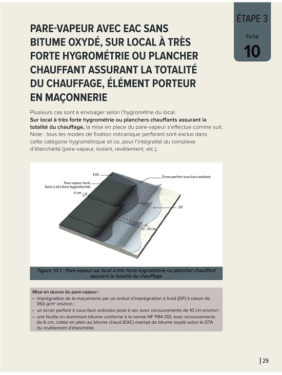 Détails et points singuliers - toitures terrasses (PDF)