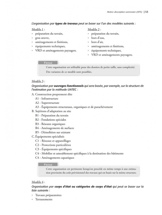 Descriptifs et CCTP de projets de construction. Manuel de formation initiale et continue, Édition 2023 (PDF)