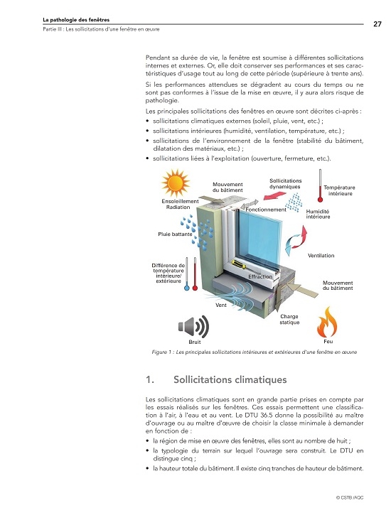 La pathologie des fenêtres - Diagnostic, réparations et prévention - Aluminium, PVC, bois, édition 2021 (PDF)