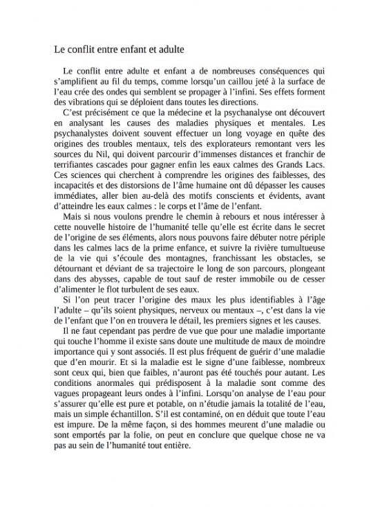Maria Montessori - L'enfant -Version intégrale, édition 2023 (PDF)