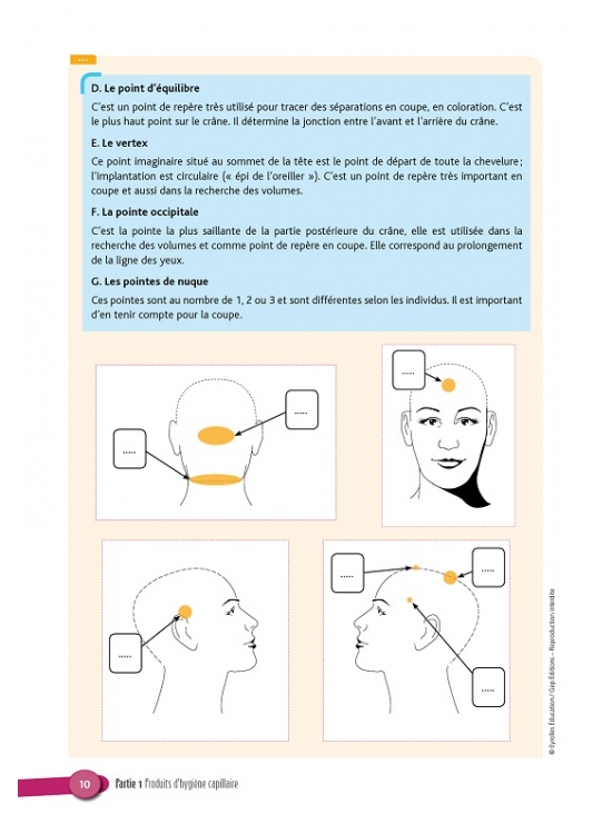 CAP Coiffure 1e et 2e années Tome 1 - Hygiène Capillaire, coupes féminine et masculine. Édition 2014 (PDF)