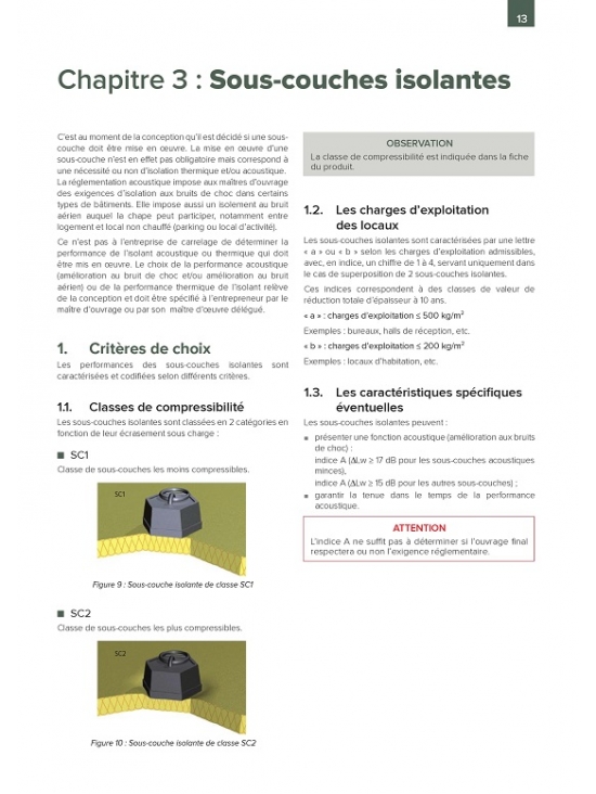 Carrelage et sous-couche isolante. Édition 2024 (PDF)