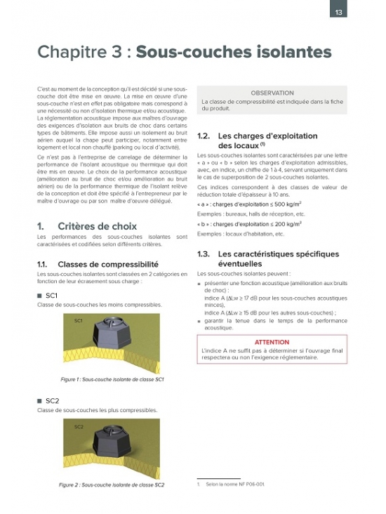 Carrelage et sous-couche isolante Prescriptions techniques et recommandations pratiques. Édition 2023 (PDF)