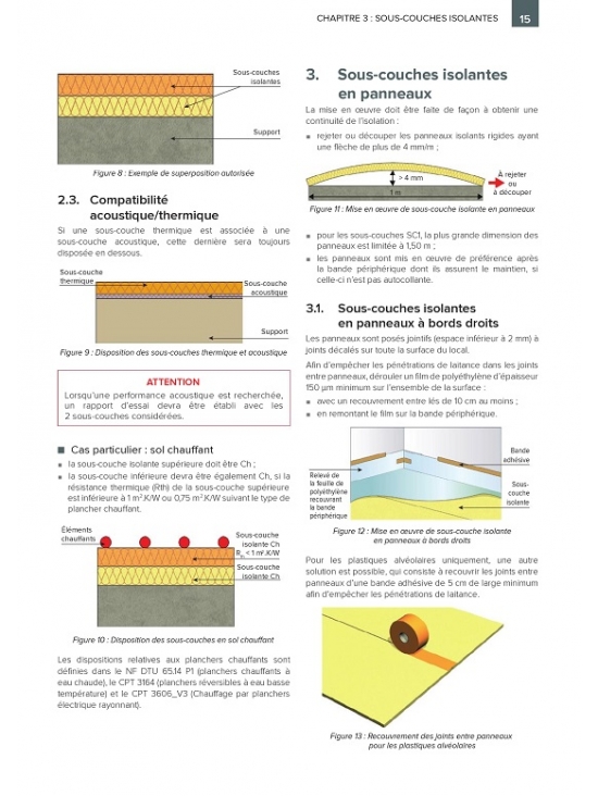 Carrelage et sous-couche isolante Prescriptions techniques et recommandations pratiques. Édition 2023 (PDF)