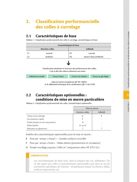 Pose collée de carrelage en travaux neufs. Carreaux céramiques ou assimilés - pierres naturelles. Édition 2023 (PDF)