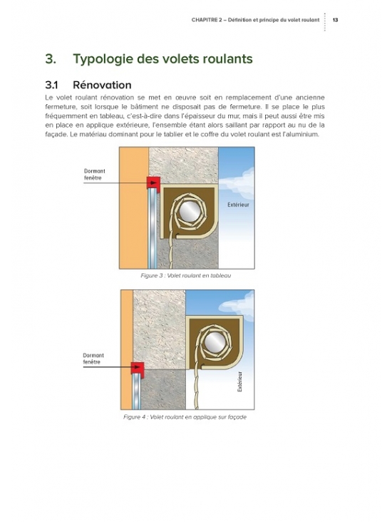 Volets roulants : Conception, mise en œuvre et entretien (En application de la norme NF DTU 34.4. Édition 2023 (PDF)