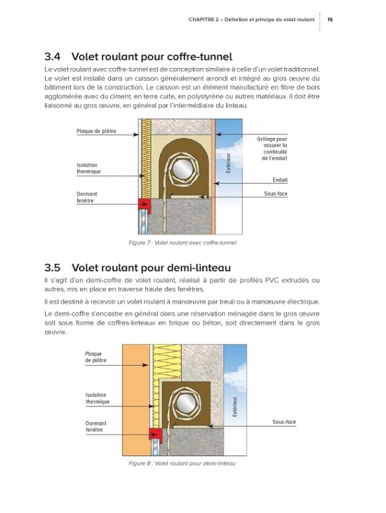 Volets roulants : Conception, mise en œuvre et entretien (En application de la norme NF DTU 34.4. Édition 2023 (PDF)