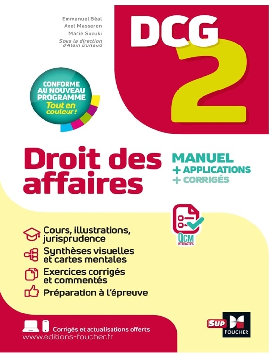 DCG 2 - Droit des affaires - Manuel et applications 2025-2026 (Ed. 4) (PDF)
