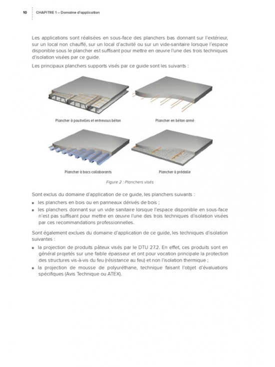 Isolation en sous face des planchers bas Ed 3 (PDF)