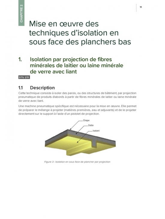 Isolation en sous face des planchers bas Ed 3 (PDF)