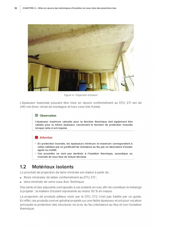 Isolation en sous face des planchers bas Ed 3 (PDF)