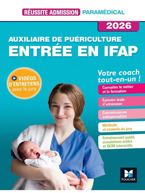 Réussite admission Entrée en IFAP - Auxiliaire de puériculture 