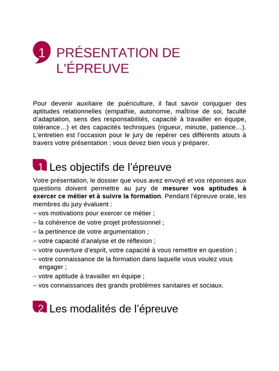 Réussite admission Entrée en IFAP - Auxiliaire de puériculture 