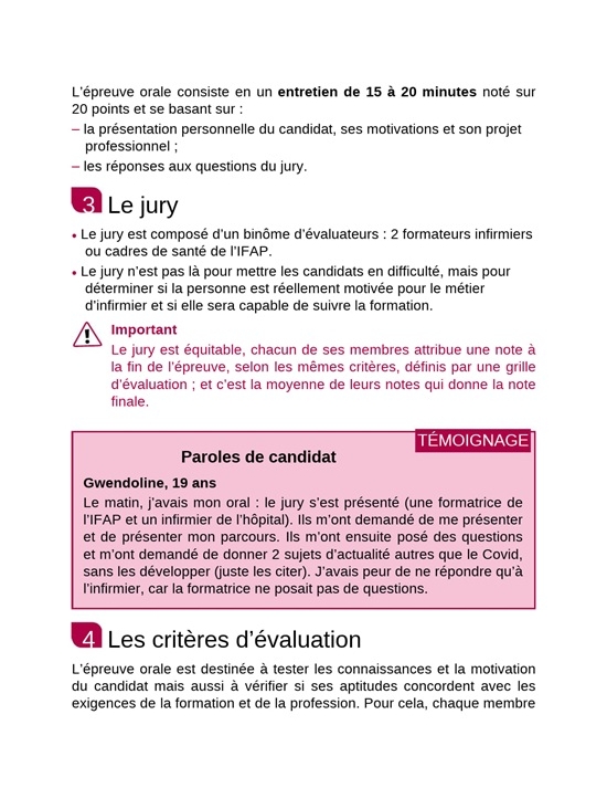 Réussite admission Entrée en IFAP - Auxiliaire de puériculture 