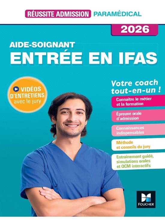 Réussite admission Entrée en IFAS - Aide-soignant 2026  (PDF)